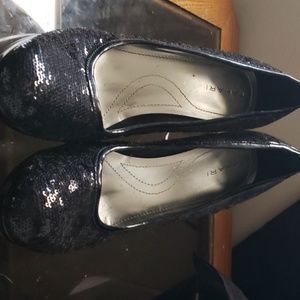 Tahari sequin heels